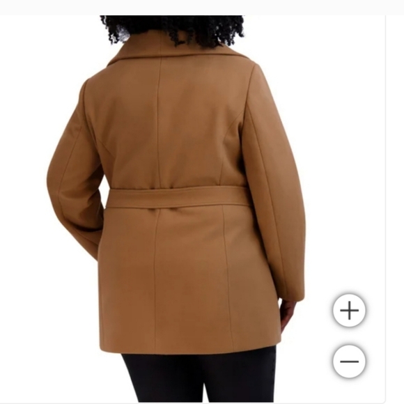 Tahari Ladies' Faux Wool Wrap Coat, nwt - Picture 5 of 8